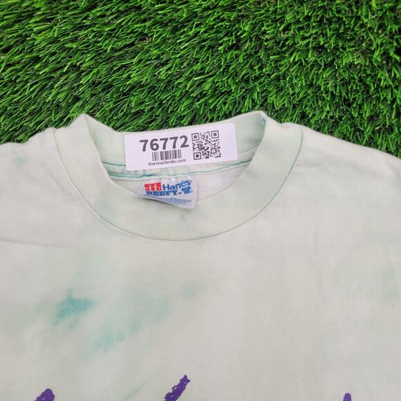 Vintage Attitude Shirt Womens Medium 19x24 Spellout Script - Picture 9 of 12